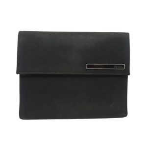 PRADA BLACK NYLON WALLET